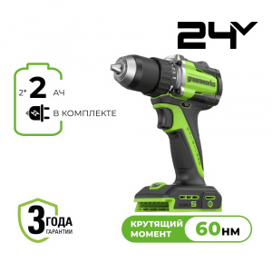 Изображение DD560 Дрель-шуруповерт Greenworks 3708407CUC