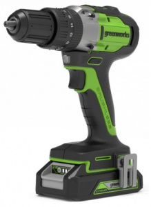 Изображение Дрель-шуруповерт ударная GREENWORKS GD24DD60 (3704107UA)