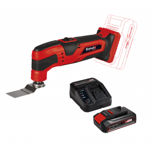 Изображение TC-MG 18 LI Многофункциональный инструмент 1 акк. PXT 2.5 Ач+ЗУ EINHELL PXC   4465170SET
