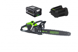Изображение Пила аккумуляторная цепная Greenworks GD82CS51K2 (2008307UA)