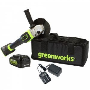 Изображение GD24AG УШМ аккумуляторная Greenworks 3200207UB