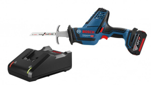 Изображение Сабельная пила аккумуляторная Bosch GSA 18V-LI C, 1x4.0 Aч+GAL 18V-40, картон 0615990M3Y