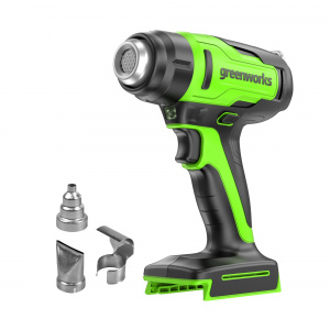 Изображение HG3550 Строительный фен аккумуляторный Greenworks, 24V, без АКБ и ЗУ 3400207