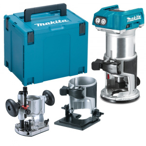 Изображение Аккумуляторный кромочный фрезер Makita DRT50ZJX2