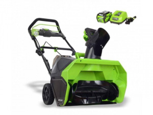 Изображение Снегоуборщик аккумуляторный Greenworks GD40SB (2600607)