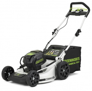 Изображение Аккумуляторная газонокосилка бесщеточная Greenworks GD82LM51 (2502007)