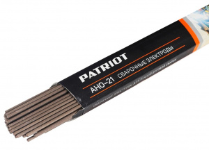 Изображение Электроды сварочные Patriot АНО-21 диам. 2,5мм 605012030