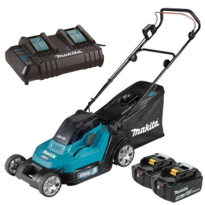 Изображение Аккумуляторная газонокосилка Makita DLM432CT2