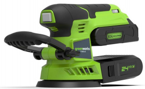 Изображение Шлифовальная машина аккумуляторная Greenworks G24ROS (3100107)
