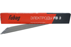 Изображение Электрод с рутиловым покрытием FUBAG FB 3 (5 кг; 4 мм) 38871