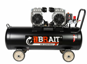 Изображение Компрессор воздушный Brait КB-2200/100X2