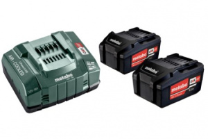 Изображение Набор аккумуляторов Metabo Basic-Set 5.2 (5,2 Ач 18 В, Li-Ion - 2шт + ЗУ) 685051000