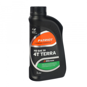 Изображение Масло 4-х тактное минеральное Patriot G-Motion HD TERRA SAE30 1л 850030400