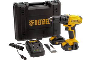 Изображение Аккумуляторная дрель-шуруповерт Denzel CDL-IB-12-02 (26111)
