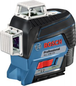 Изображение Нивелир Bosch GLL 3-80CG+BM1+Аккумулятор12V+L-Boxx  0601063T00