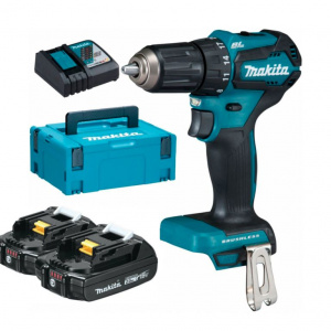 Изображение Аккумуляторная бесщеточная дрель-шуруповерт Makita DDF485RAJ