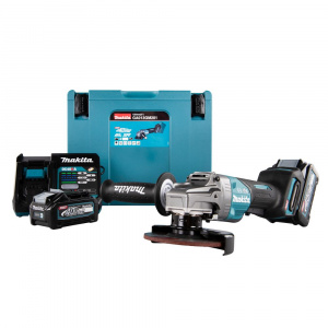 Изображение Аккумуляторная угловая шлифмашина XGT Makita GA013GM201
