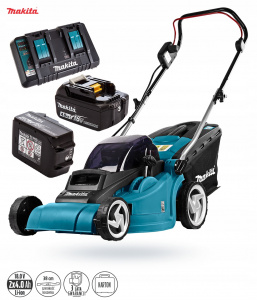 Изображение Газонокосилка аккумуляторная Makita DLM380PM2