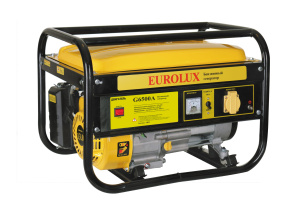 Изображение Бензиновый генератор Eurolux G6500A 64/1/42