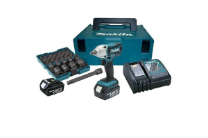 Изображение Аккумуляторный гайковерт Makita DTW190JX3