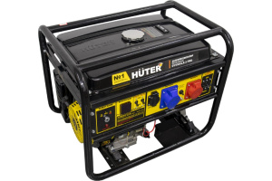 Изображение Бензиновый генератор Huter DY9500LX-3 PRO 380В/220В 64/1/77 