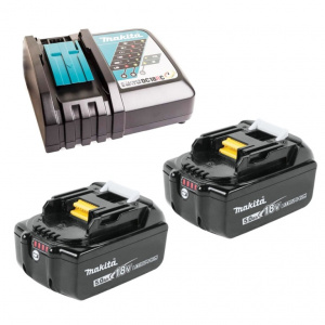 Изображение Набор Makita 191L74-5 (BL1850B - 2 шт + DC18RC) Коробка
