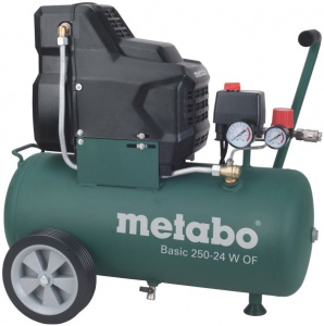Изображение Безмасляный компрессор Metabo Basic 250-24 W OF 601532000